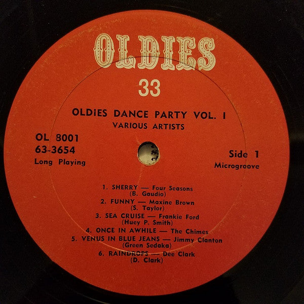 Various : Oldies Dance Party Vol. 1 (LP, Comp)