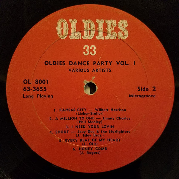 Various : Oldies Dance Party Vol. 1 (LP, Comp)