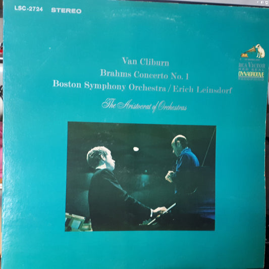 Johannes Brahms / Van Cliburn, Boston Symphony Orchestra, Erich Leinsdorf : Concerto No. 1 (LP)