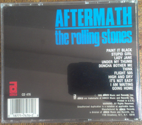 The Rolling Stones : Aftermath (CD, Album, RM)