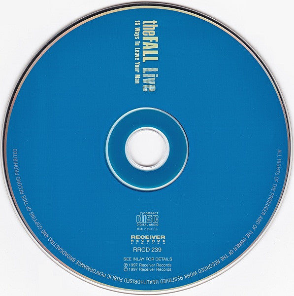 The Fall : 15 Ways To Leave Your Man (CD, Album, Nim)