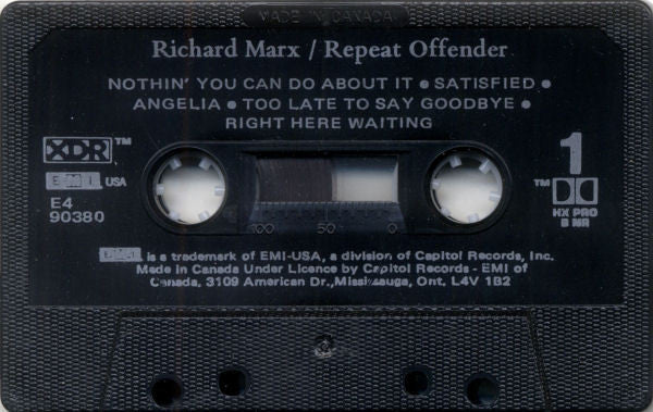 Richard Marx : Repeat Offender (Cass, Album, Dol)