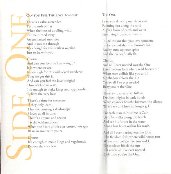 Elton John : Love Songs (Cass, Comp, Dol)