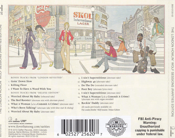 Howlin' Wolf, Eric Clapton, Steve Winwood, Charlie Watts, Bill Wyman : The London Howlin' Wolf Sessions (Rarities Edition) (CD, S/Edition)
