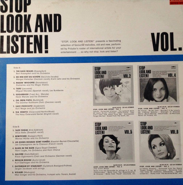 Various : Stop Look And Listen! Vol. 3 (LP, Album, Comp)