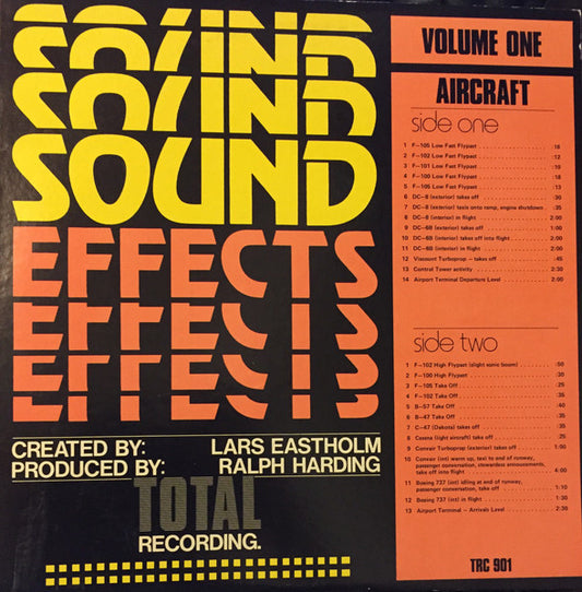 No Artist : Sound Effects Volume One – Aircraft (LP, Album)