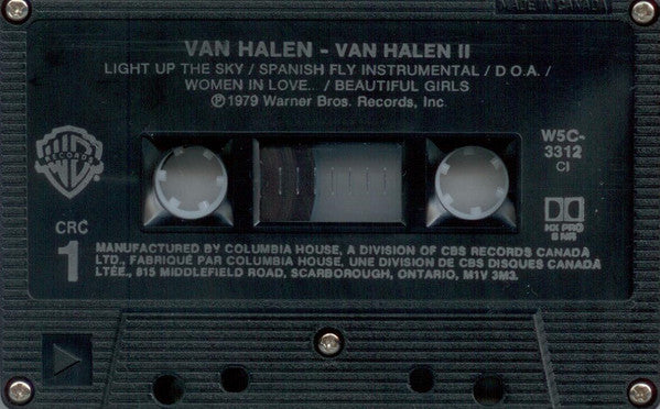 Van Halen : Van Halen II (Cass, Album, Club, Dol)