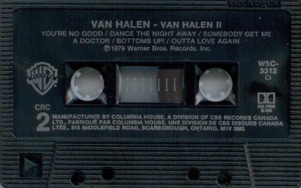 Van Halen : Van Halen II (Cass, Album, Club, Dol)