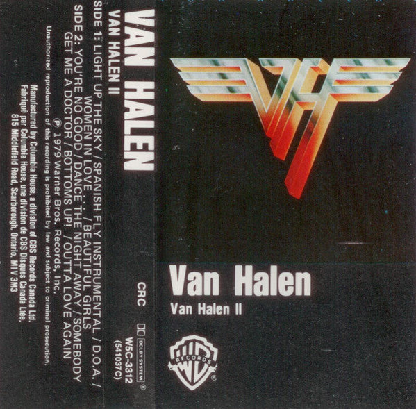 Van Halen : Van Halen II (Cass, Album, Club, Dol)