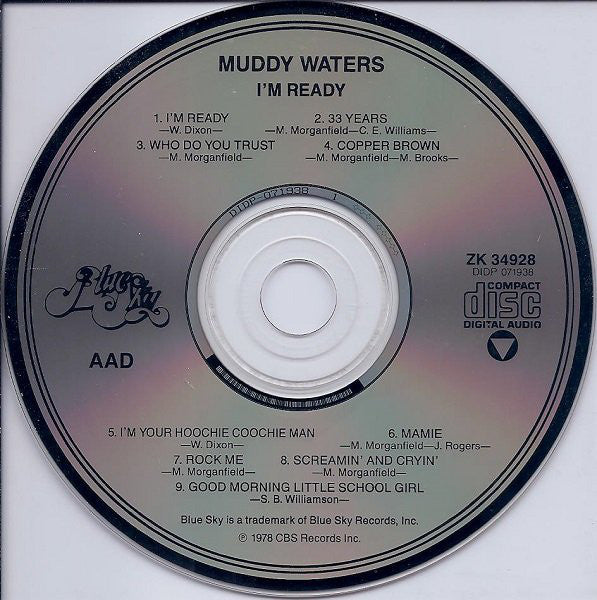 Muddy Waters : I'm Ready (CD, Album, RE)