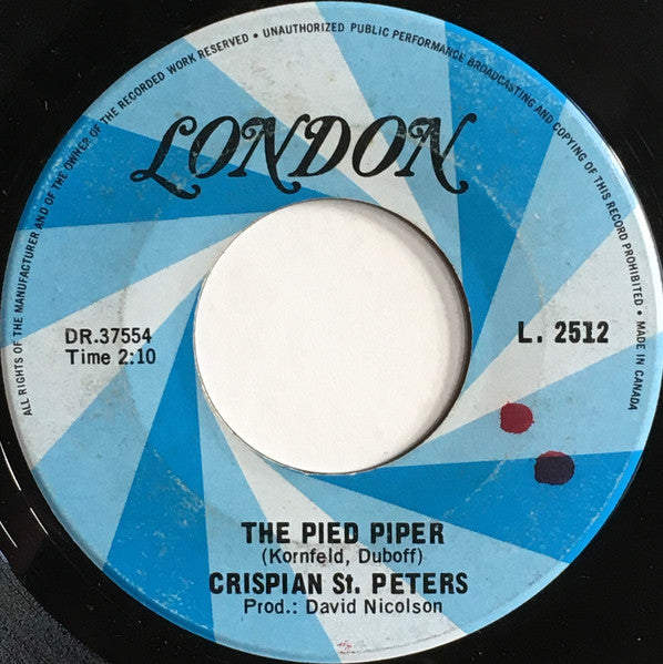 Crispian St. Peters : The Pied Piper (7", Single)