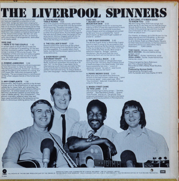 The Spinners : The Liverpool Spinners (LP)