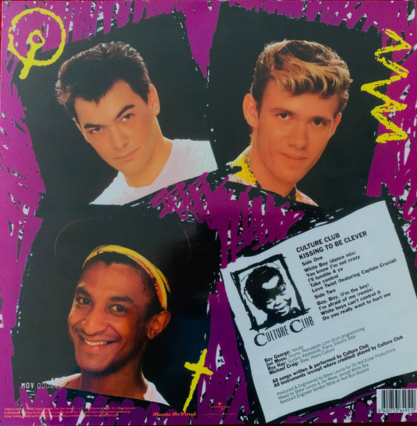 Culture Club : Kissing To Be Clever (LP, Album, Ltd, Num, RE, Yel)