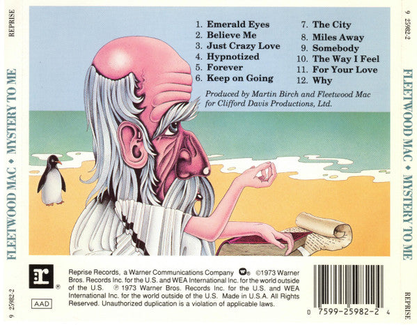 Fleetwood Mac : Mystery To Me (CD, Album, RE, SRC)