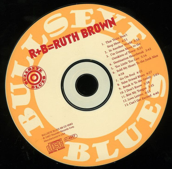 Ruth Brown : R+B=Ruth Brown (CD, Album)