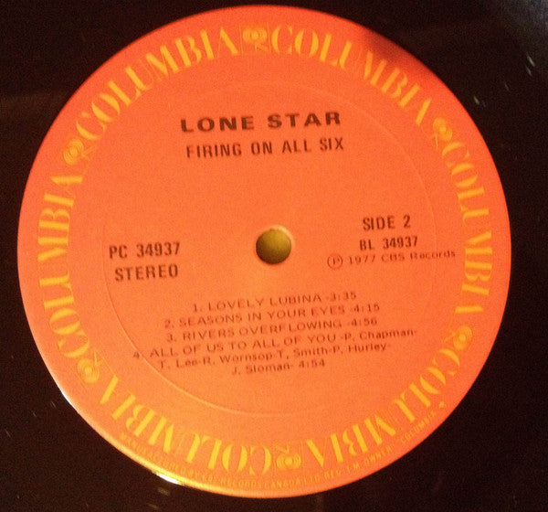 Lone Star (2) : Firing On All Six (LP, Album)