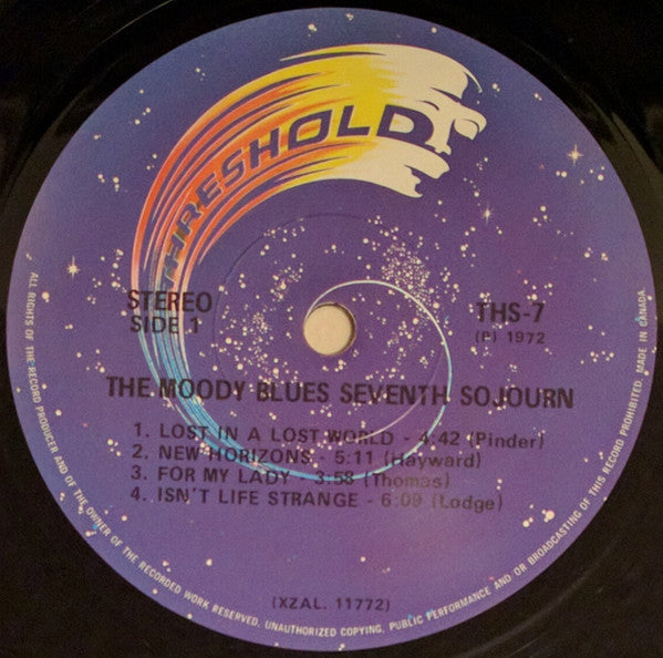 The Moody Blues : Seventh Sojourn (LP, Album, RE, Lon)