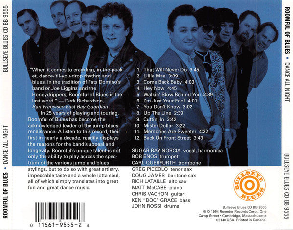 Roomful Of Blues : Dance All Night (CD, Album)