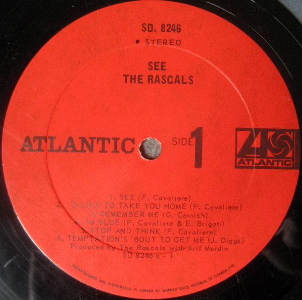 The Rascals : See (LP, Album, RE)