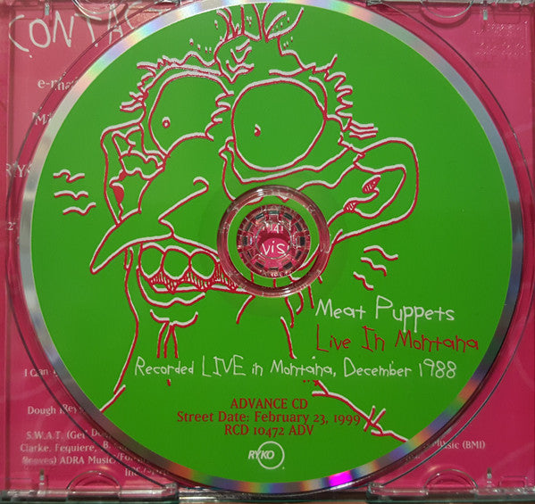 Meat Puppets : Live In Montana (CD, Advance, Album, Promo)
