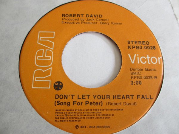 Robert David : Rhoda (7", Single)