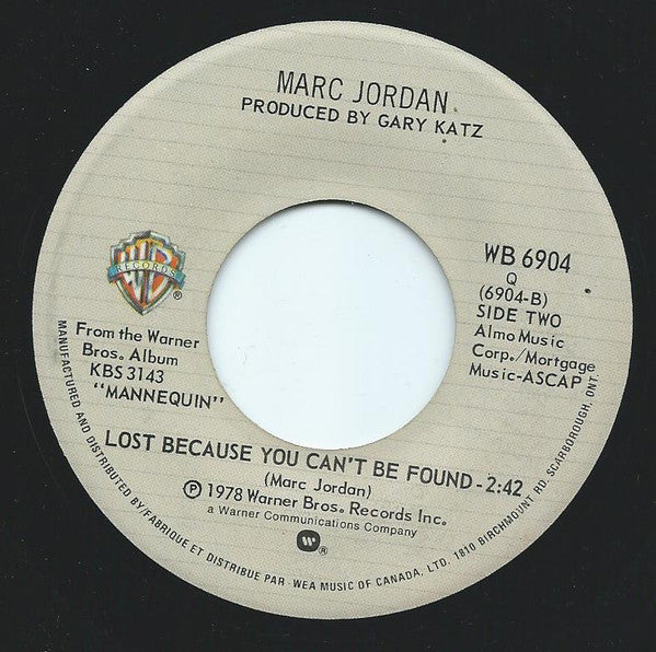 Marc Jordan : Survival (7", Single)