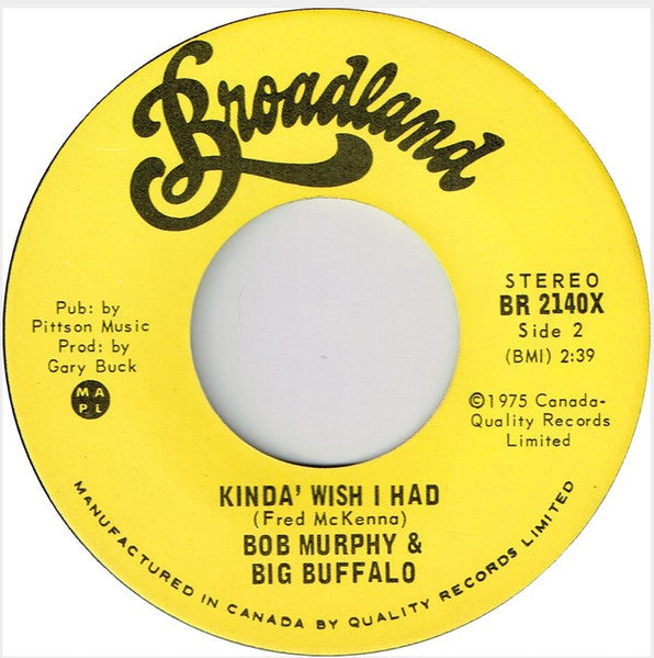 Bob Murphy & Big Buffalo : Papa's Wagon (7")