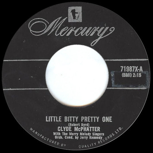 Clyde McPhatter : Little Bitty Pretty One / Next To Me (7")