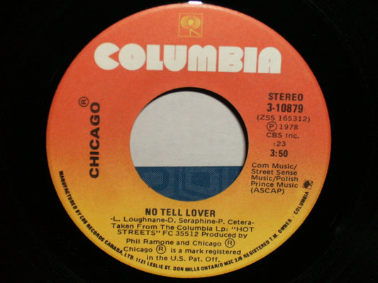 Chicago (2) : No Tell Lover / Take A Chance (7", Single)