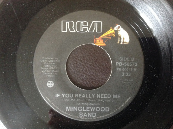 Minglewood Band : Countin' On You / If You Really Need Me (7")