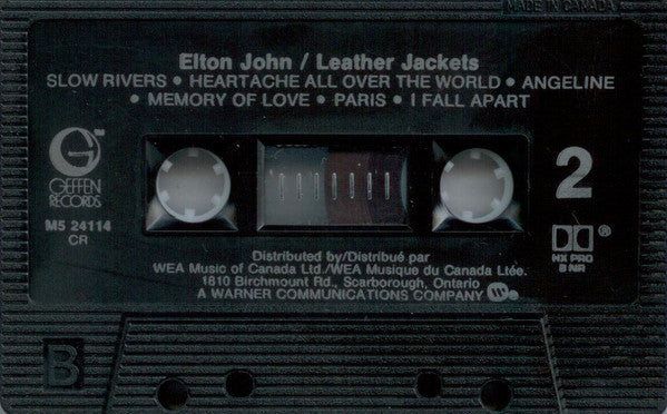 Elton John : Leather Jackets (Cass, Album, Dol)