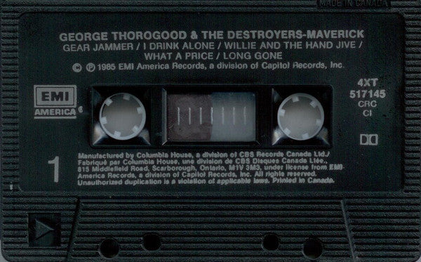 George Thorogood And The Destroyers* : Maverick (Cass, Album, Club, Dol)