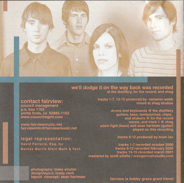 Fairview : We'll Dodge It On The Way Back + Extras (CD, Album, Enh, RE)