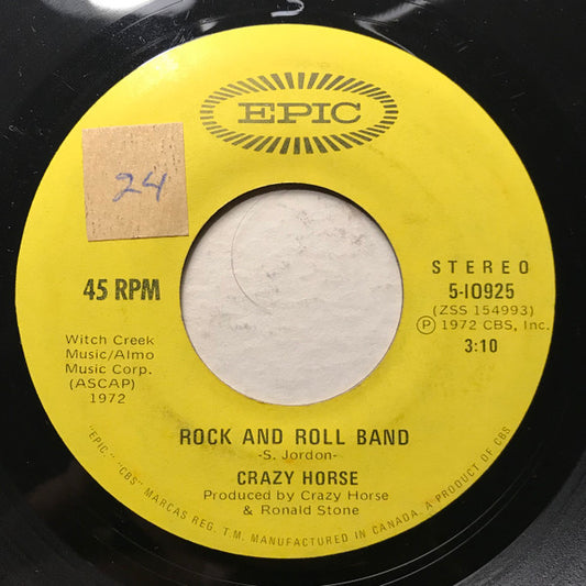 Crazy Horse : Rock And Roll Band (7", Single)