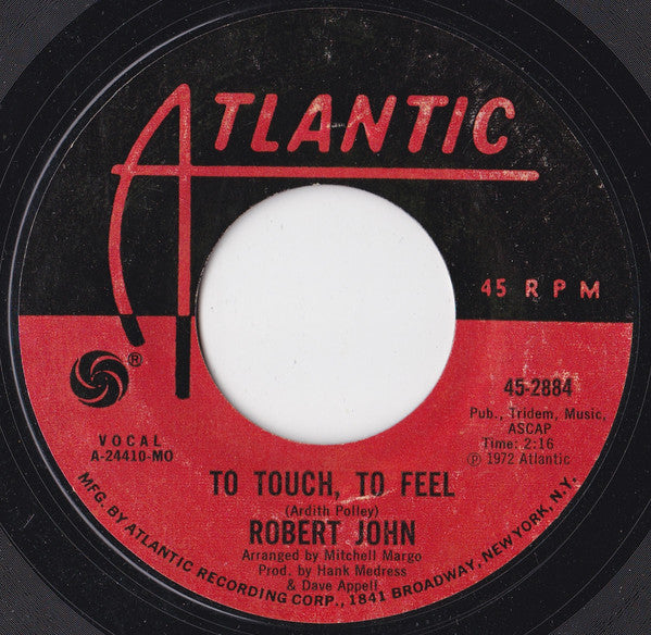 Robert John : Hushabye  (7", Single)