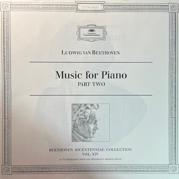 Beethoven*, Wilhelm Kempff : Music For Piano Part Two (5xLP, Aut + Box, Comp)