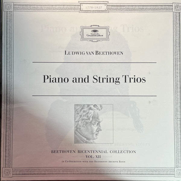 Ludwig van Beethoven : Piano And String Trios (5xLP, Album, Aut + Box, Comp)