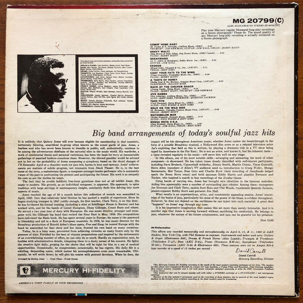 Quincy Jones : Plays Hip Hits (LP, Album, Mono)