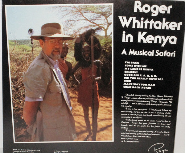 Roger Whittaker : Roger Whittaker In Kenya - A Musical Safari (LP, Album)