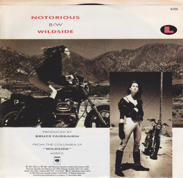 Loverboy : Notorious (7", Single)