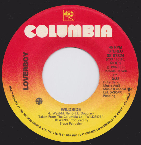 Loverboy : Notorious (7", Single)