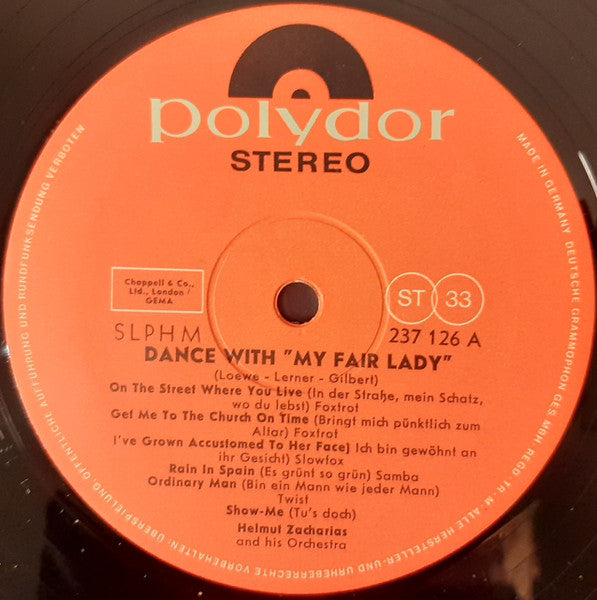 Helmut Zacharias And His Orchestra : Dance With My Fair Lady (LP)