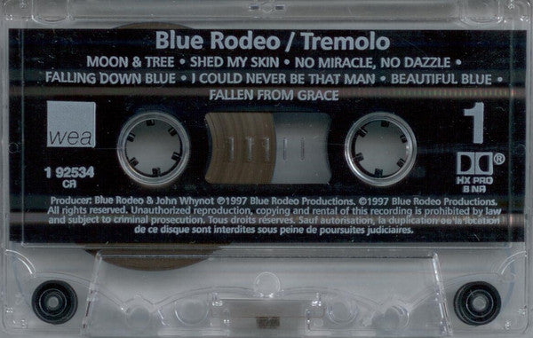 Blue Rodeo : Tremolo (Cass, Album, Dol)
