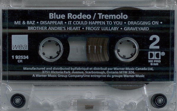 Blue Rodeo : Tremolo (Cass, Album, Dol)