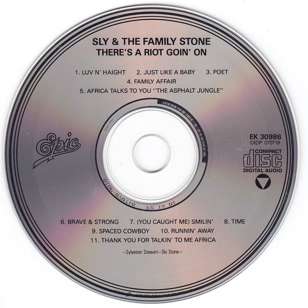 Sly & The Family Stone : There's A Riot Goin' On (CD, Album, RE, RP)