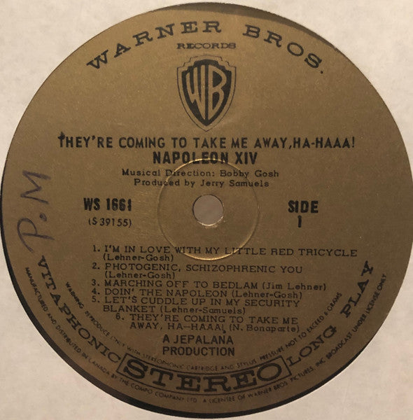 Napoleon XIV : They're Coming To Take Me Away, Ha-Haaa! (LP, Album)
