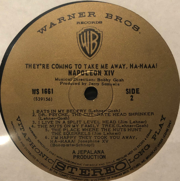 Napoleon XIV : They're Coming To Take Me Away, Ha-Haaa! (LP, Album)
