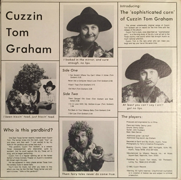 Cuzzin Tom Graham : I Can Scratch Where You Can't When It Itches (LP, Album)