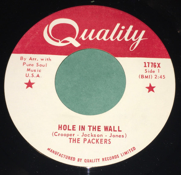 The Packers : Hole In The Wall / Go 'Head On (7")