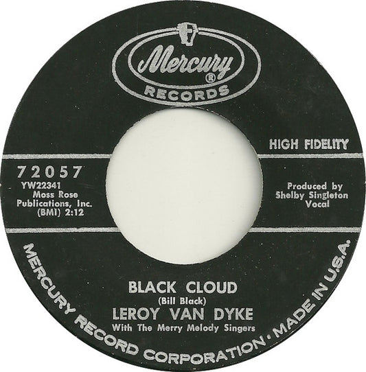 Leroy Van Dyke With The Merry Melody Singers : Black Cloud (7", Single, Styrene)